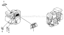 Part Location Diagram of 87501ZL8000 Briggs and Stratton Mark, Engine Switch Indication